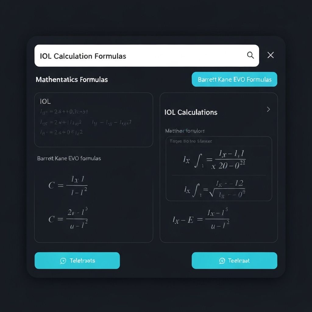 Интерфейс бота калькулятора с формулами